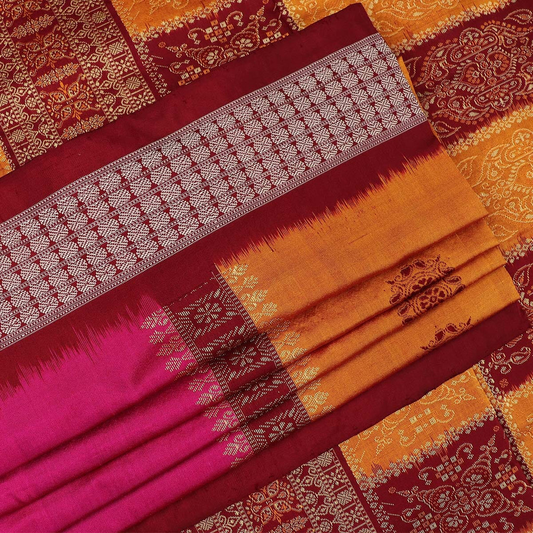 Handloom Silk Bomkai Saree Handloom Saree_Bomkai Silk Priyadarshini Handloom