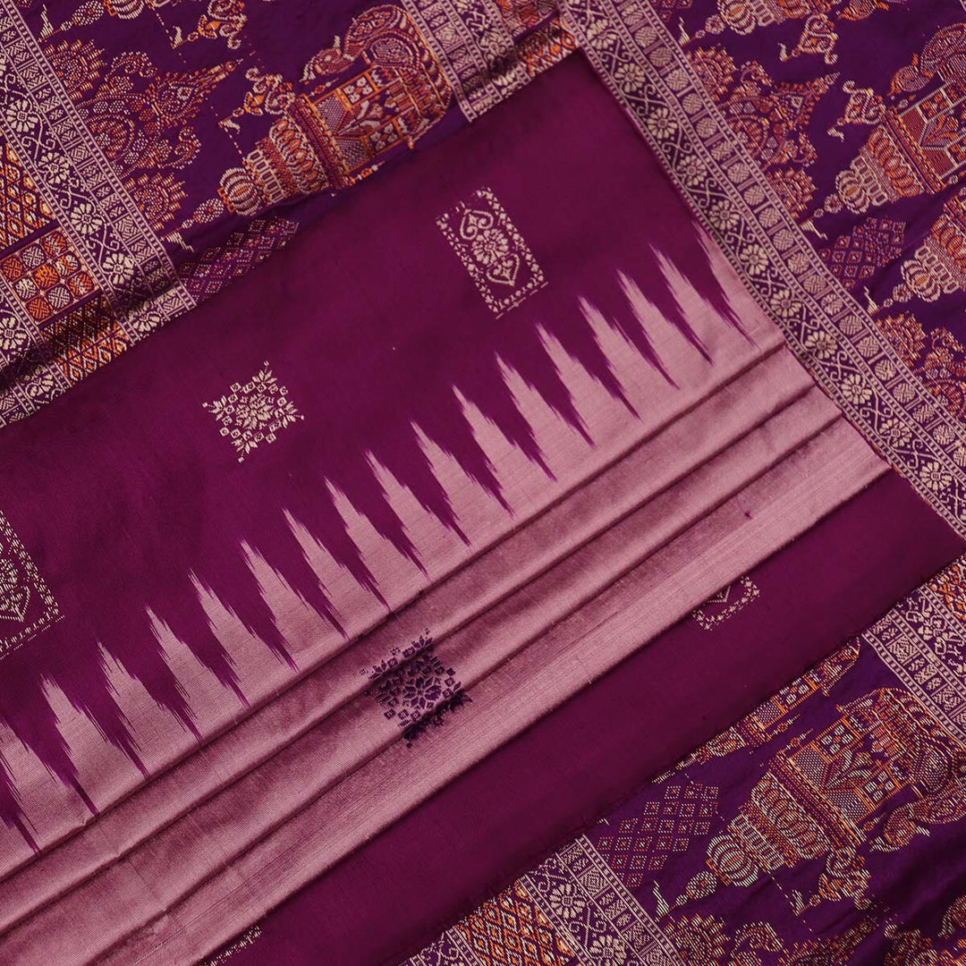 Handloom Silk Bomkai Saree Handloom Saree_Bomkai Silk Priyadarshini Handloom