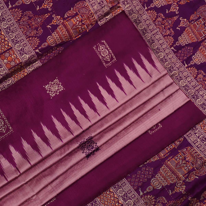Handloom Silk Bomkai Saree Handloom Saree_Bomkai Silk Priyadarshini Handloom