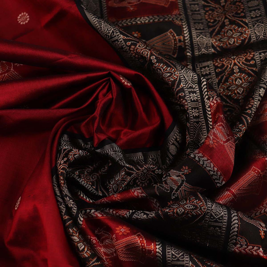 Handloom Silk Bomkai Saree Handloom Saree_Bomkai Silk Priyadarshini Handloom