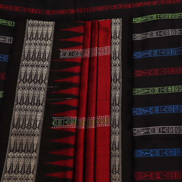 Handloom Silk Bomkai Saree Handloom Saree_Bomkai Silk Priyadarshini Handloom