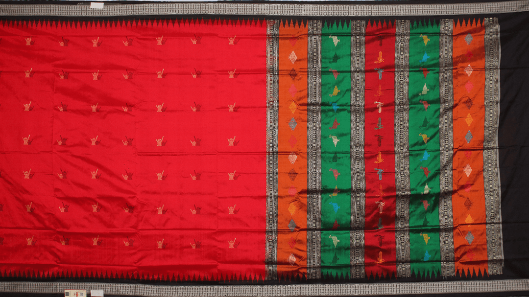 Handloom Silk Bomkai Saree Handloom Saree_Bomkai Silk Priyadarshini Handloom