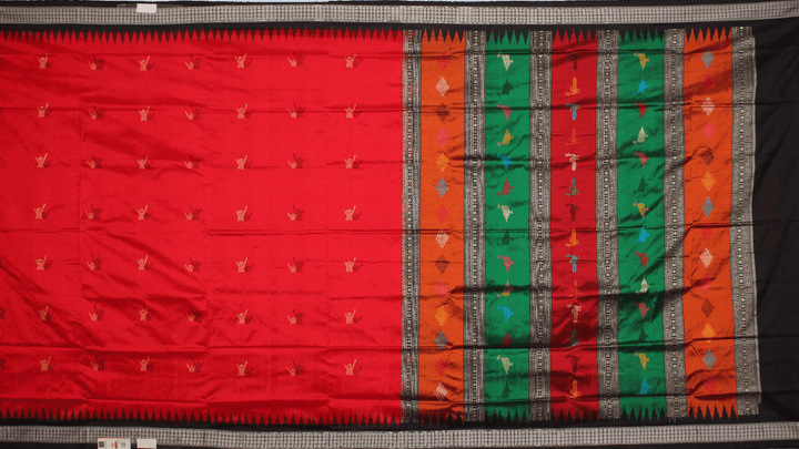 Handloom Silk Bomkai Saree Handloom Saree_Bomkai Silk Priyadarshini Handloom