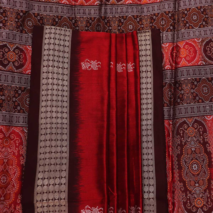 Handloom Silk Bomkai Saree Handloom Saree_Bomkai Silk Priyadarshini Handloom