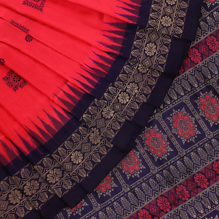 Handloom Silk Bomkai Saree Handloom Saree_Bomkai Silk Priyadarshini Handloom