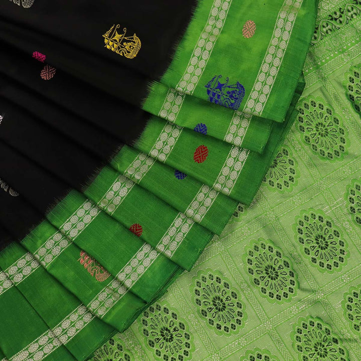 Handloom Silk Bomkai Saree Handloom Saree_Bomkai Silk Priyadarshini Handloom