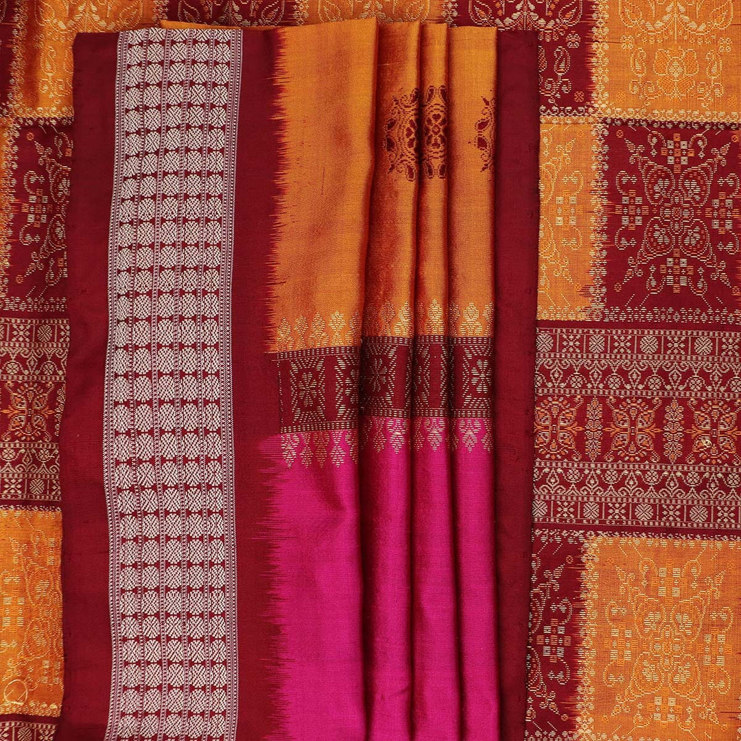 Handloom Silk Bomkai Saree Handloom Saree_Bomkai Silk Priyadarshini Handloom