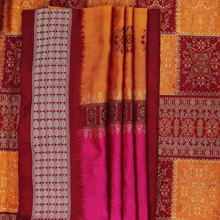 Handloom Silk Bomkai Saree Handloom Saree_Bomkai Silk Priyadarshini Handloom
