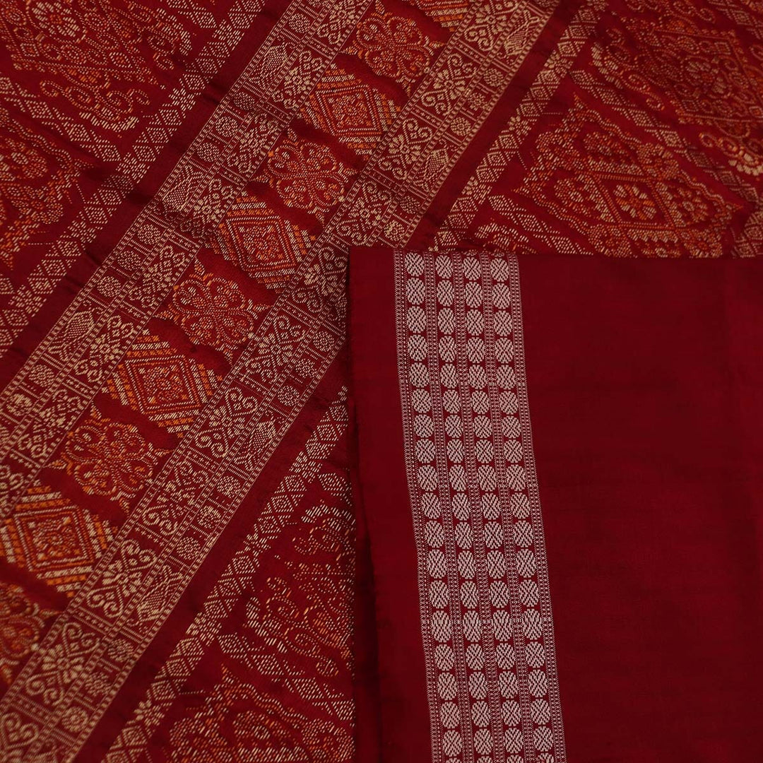 Handloom Silk Bomkai Saree Handloom Saree_Bomkai Silk Priyadarshini Handloom