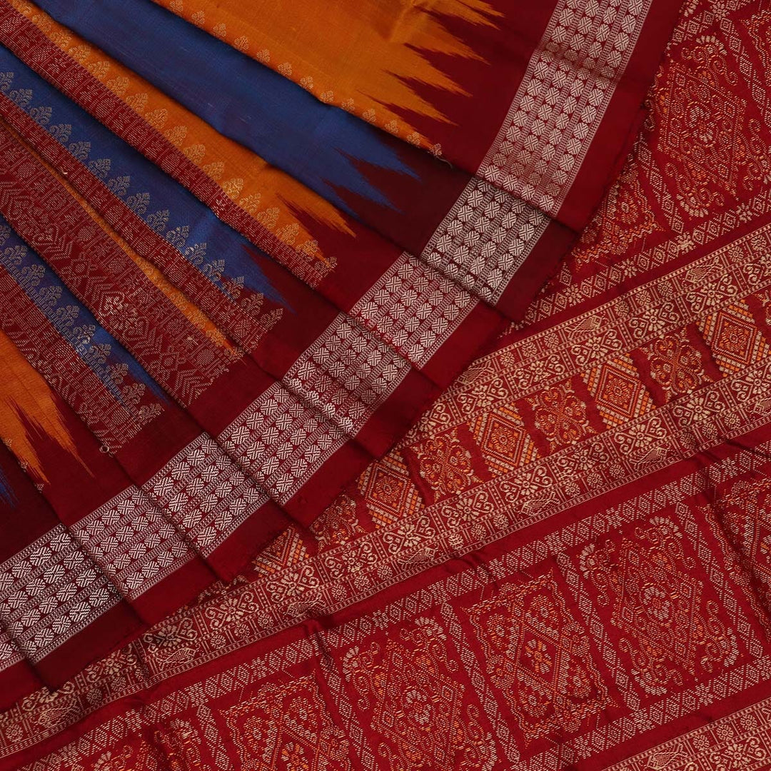 Priyadarshini Handloom, Handwoven Bomkai Silk Saree, Silk Saree, Handloom Saree, Traditional Saree, Indian Saree, Handloom Silk Saree, Ethno-chic Saree.