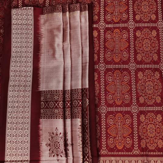 Handloom Silk Bomkai Saree Handloom Saree_Bomkai Silk Priyadarshini Handloom