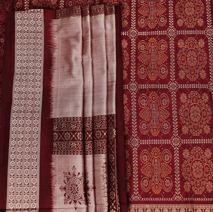 Handloom Silk Bomkai Saree Handloom Saree_Bomkai Silk Priyadarshini Handloom