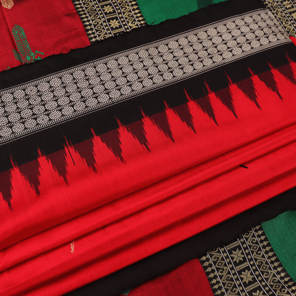 Handloom Silk Bomkai Saree Handloom Saree_Bomkai Silk Priyadarshini Handloom
