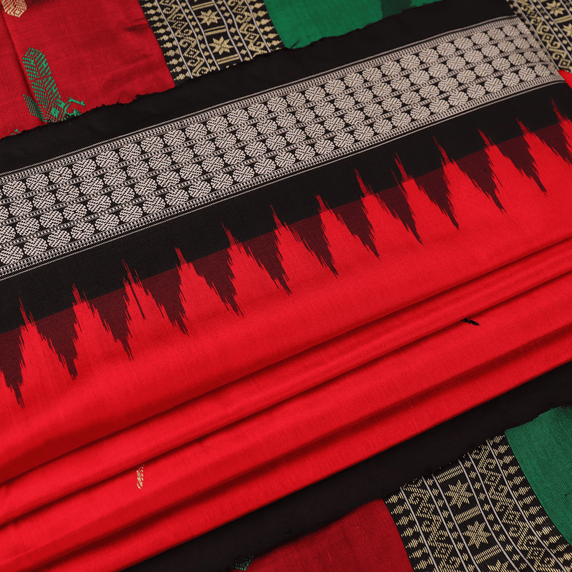 Bomkai weave detail