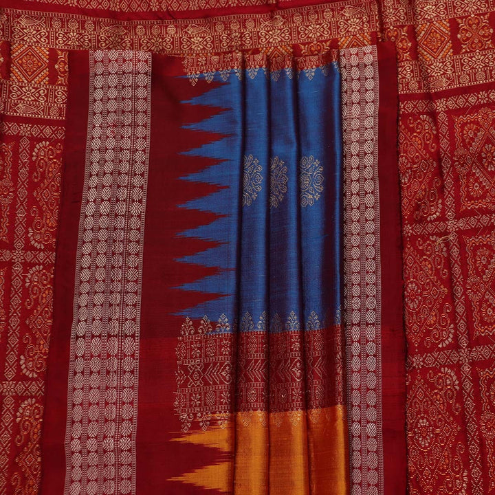 Handloom Silk Bomkai Saree Handloom Saree_Bomkai Silk Priyadarshini Handloom