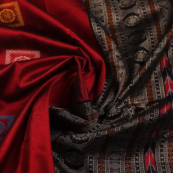 Handloom Silk Bomkai Saree Handloom Saree_Bomkai Silk Priyadarshini Handloom