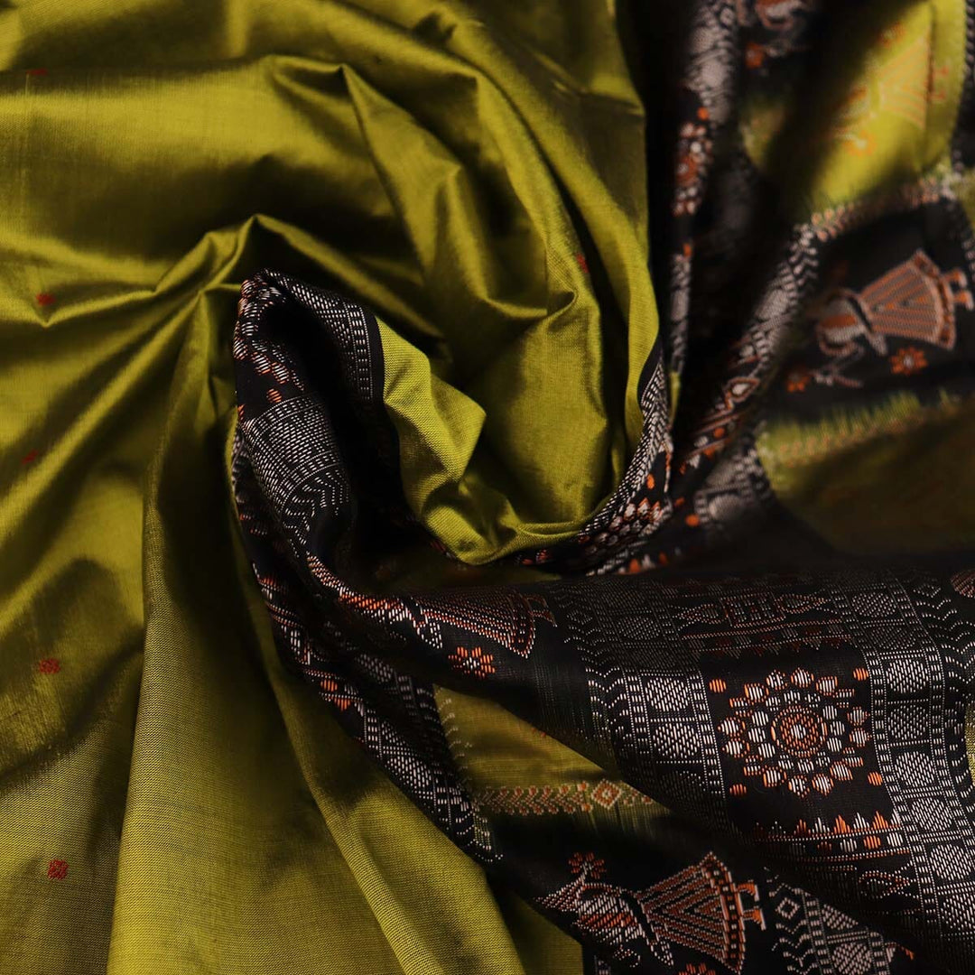 Handloom Silk Bomkai Saree Handloom Saree_Bomkai Silk Priyadarshini Handloom