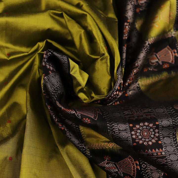 Handloom Silk Bomkai Saree Handloom Saree_Bomkai Silk Priyadarshini Handloom