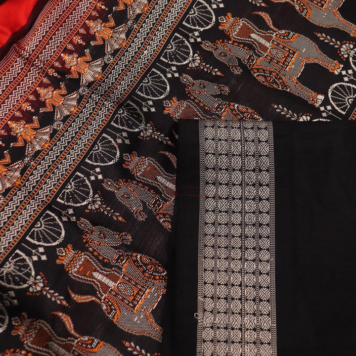 Handloom Silk Bomkai Saree Handloom Saree_Bomkai Silk Priyadarshini Handloom