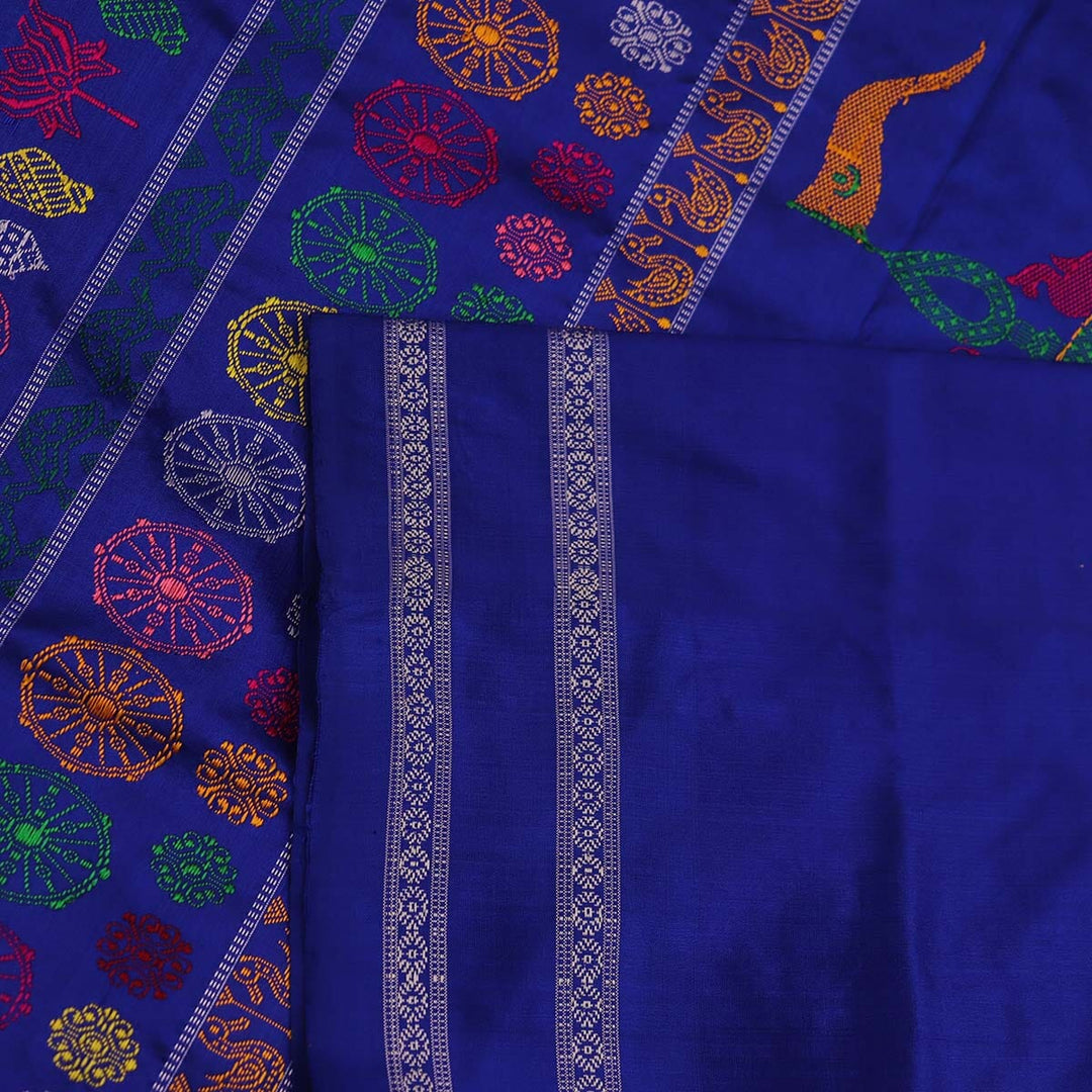 Handloom Silk Bomkai Saree Handloom Saree_Bomkai Silk Priyadarshini Handloom
