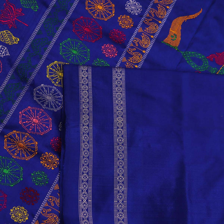 Handloom Silk Bomkai Saree Handloom Saree_Bomkai Silk Priyadarshini Handloom