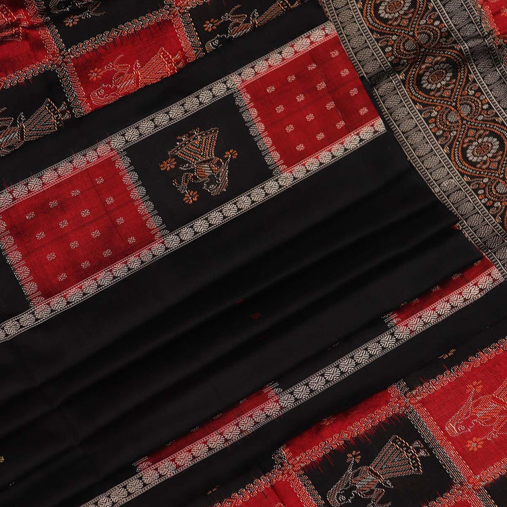 Handloom Silk Bomkai Saree Handloom Saree_Bomkai Silk Priyadarshini Handloom