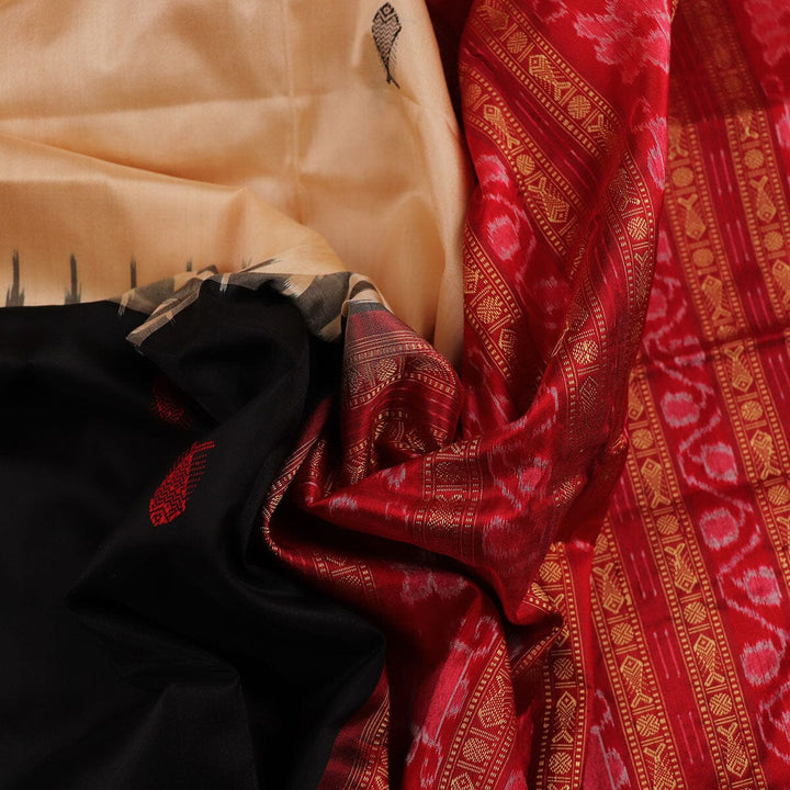 Handloom Silk Bomkai Saree Handloom Saree_Bomkai Silk Priyadarshini Handloom