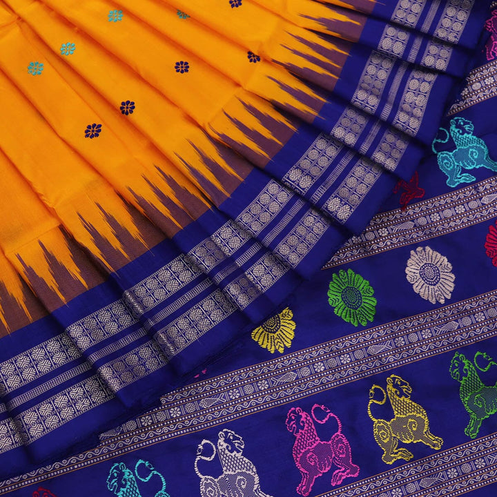 Handloom Silk Bomkai Saree Handloom Saree_Bomkai Silk Priyadarshini Handloom