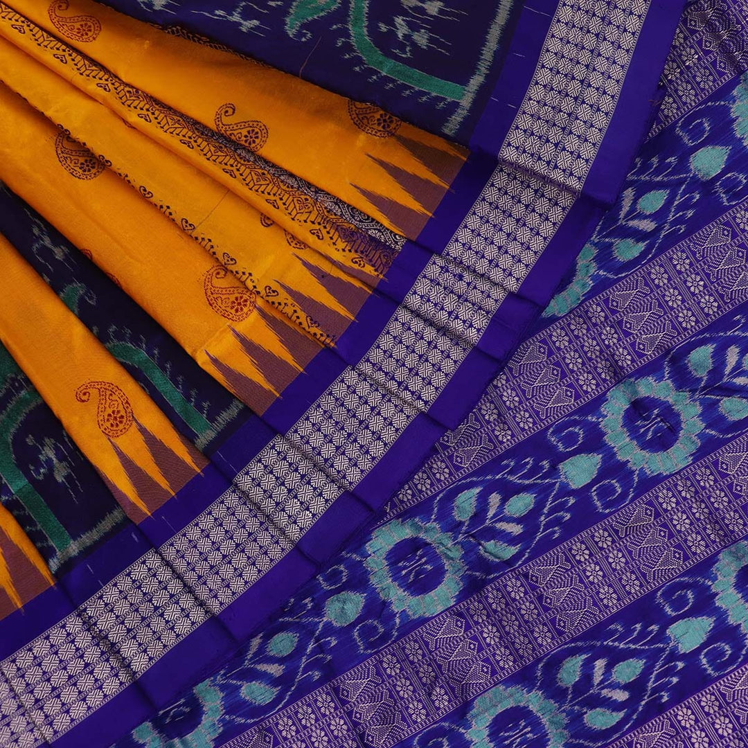 Priyadarshini Handloom, Handwoven Bomkai Silk Saree, Silk Saree, Handloom Saree, Traditional Saree, Indian Saree, Handloom Silk Saree, Ethno-chic Saree.