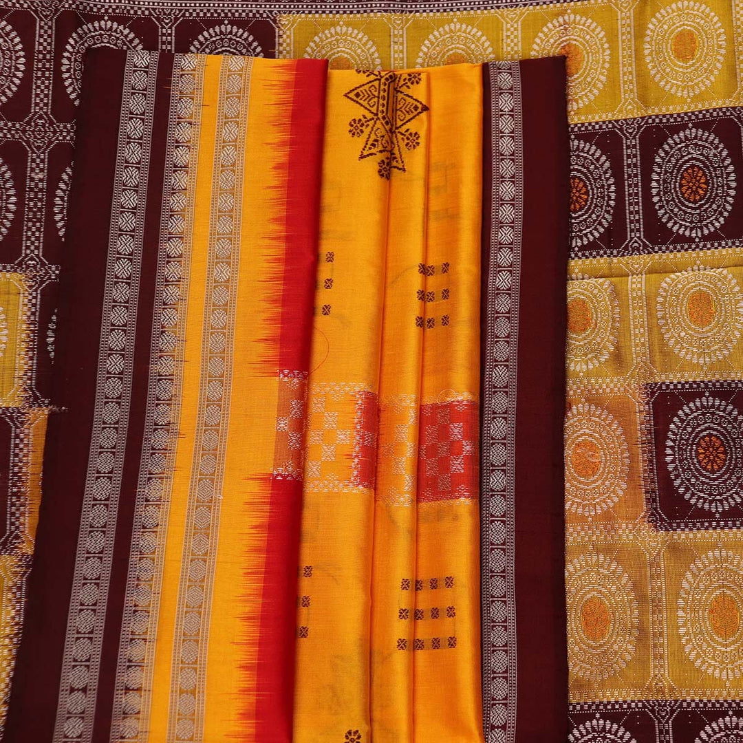 Handloom Silk Bomkai Saree Handloom Saree_Bomkai Silk Priyadarshini Handloom
