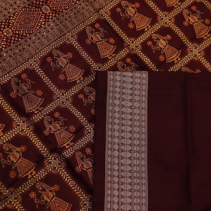 Handloom Silk Bomkai Saree Handloom Saree_Bomkai Silk Priyadarshini Handloom
