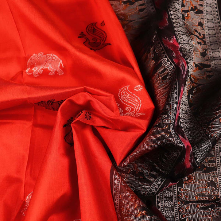 Handloom Silk Bomkai Saree Handloom Saree_Bomkai Silk Priyadarshini Handloom