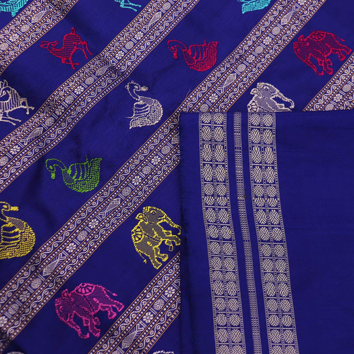 Handloom Silk Bomkai Saree Handloom Saree_Bomkai Silk Priyadarshini Handloom