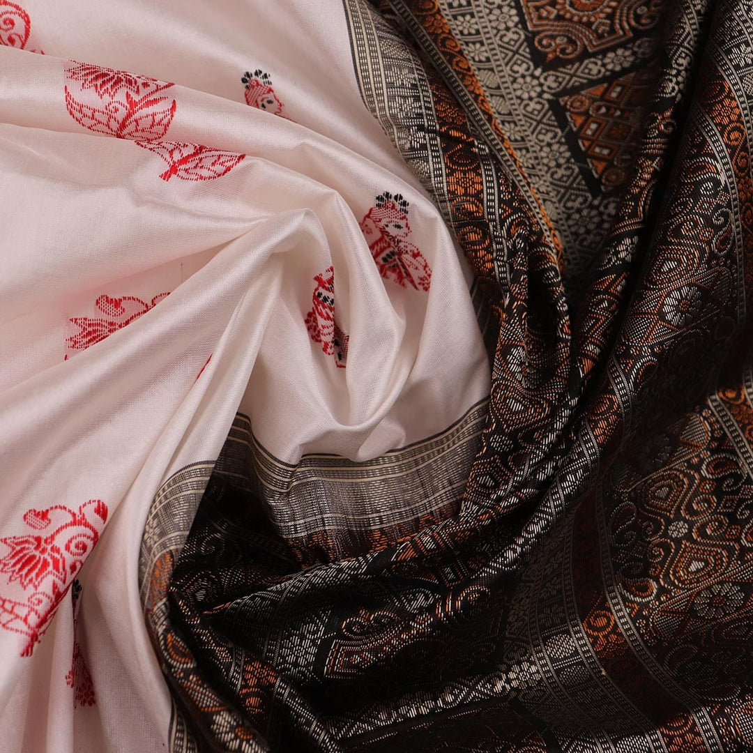 Handloom Silk Bomkai Saree Handloom Saree_Bomkai Silk Priyadarshini Handloom
