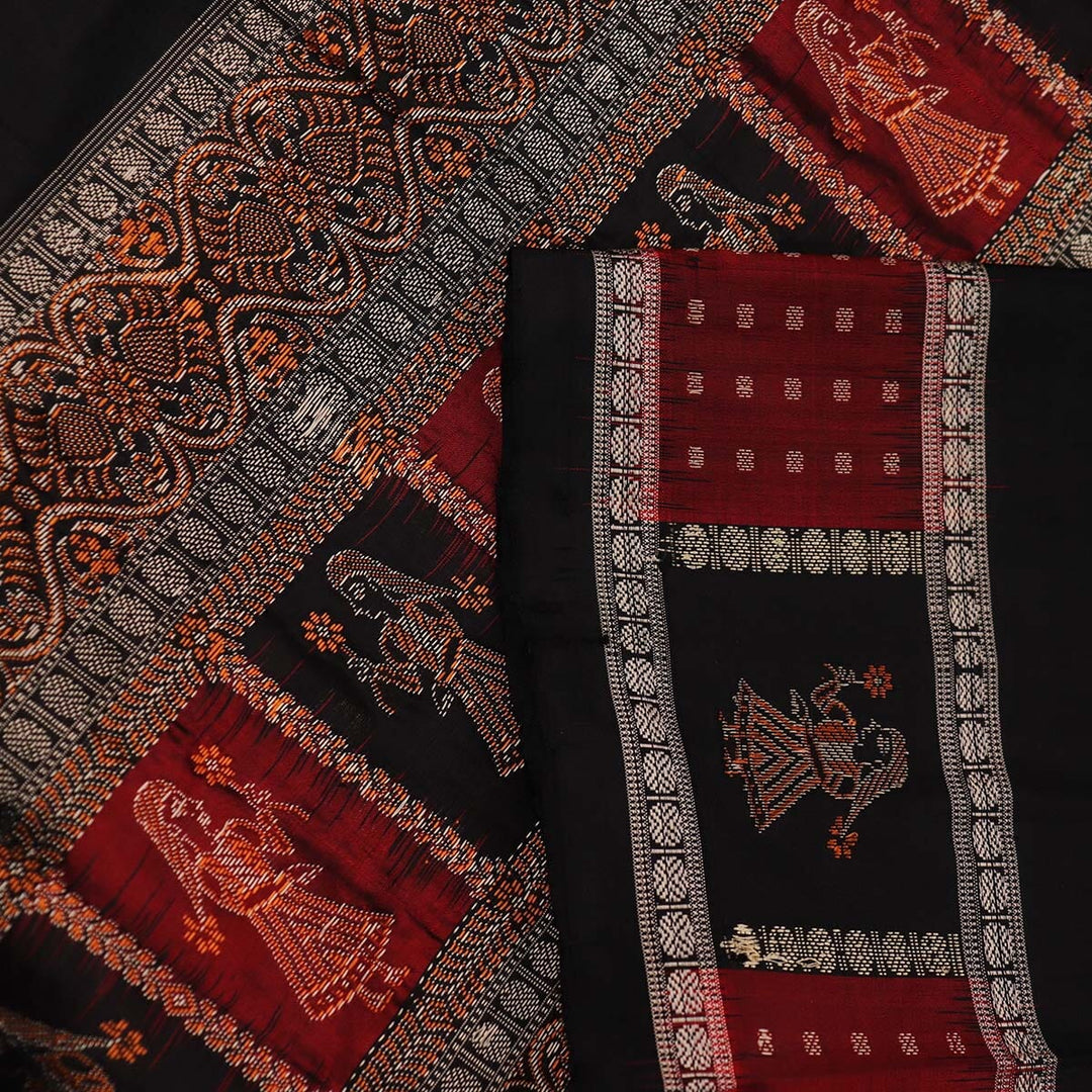 Handloom Silk Bomkai Saree Handloom Saree_Bomkai Silk Priyadarshini Handloom