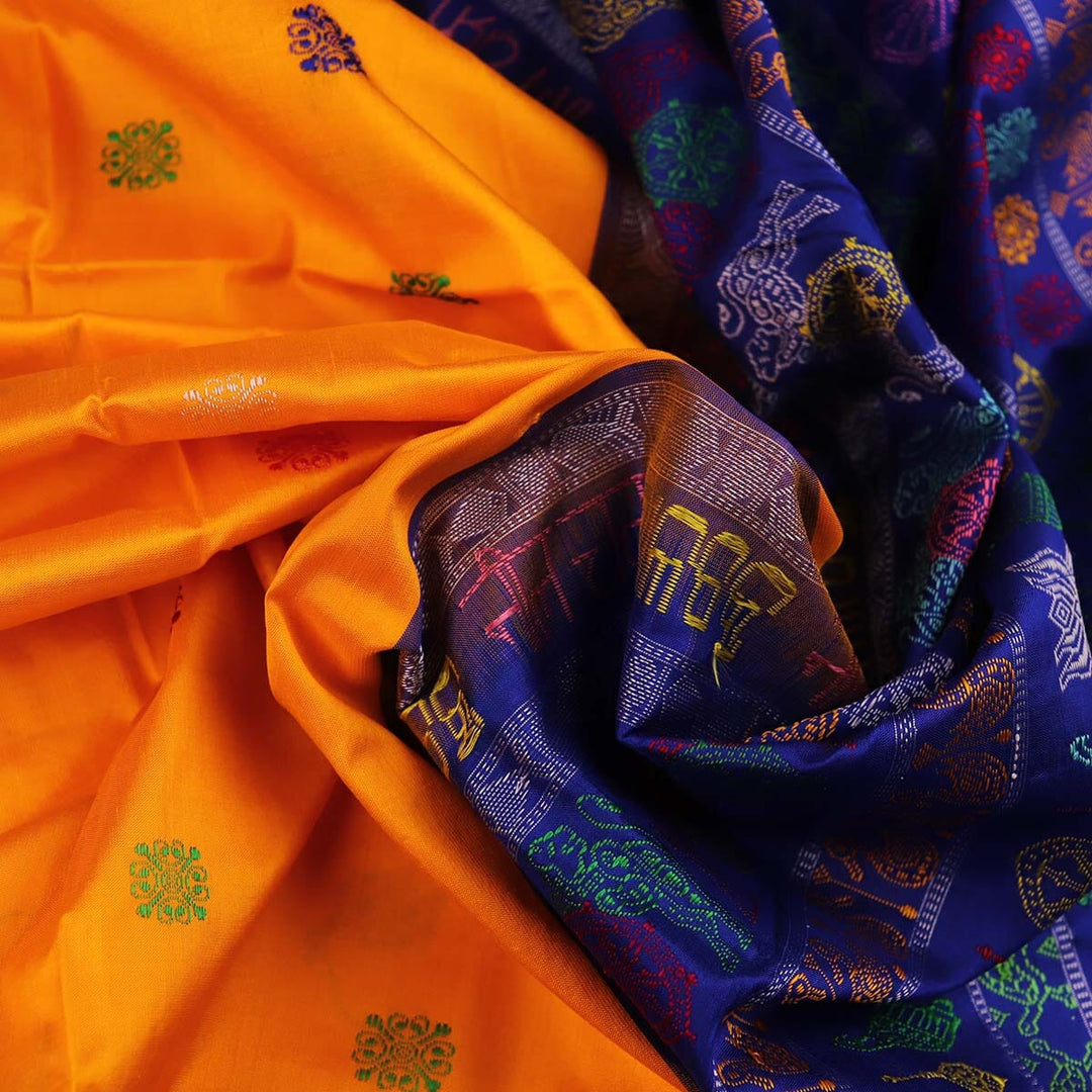 Handloom Silk Bomkai Saree Handloom Saree_Bomkai Silk Priyadarshini Handloom