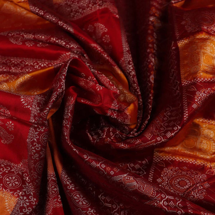Handloom Silk Bomkai Saree Handloom Saree_Bomkai Silk Priyadarshini Handloom