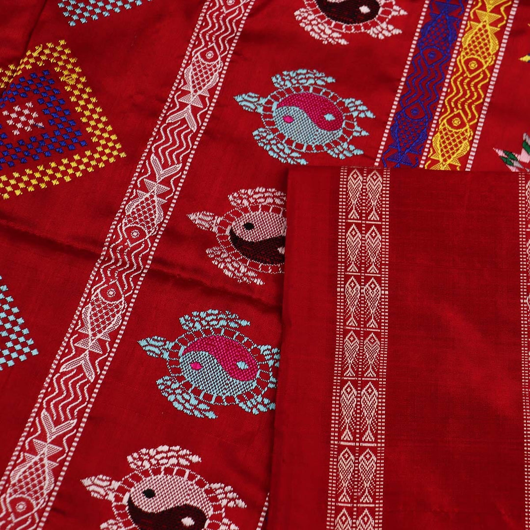 Handloom Silk Bomkai Saree Handloom Saree_Bomkai Silk Priyadarshini Handloom