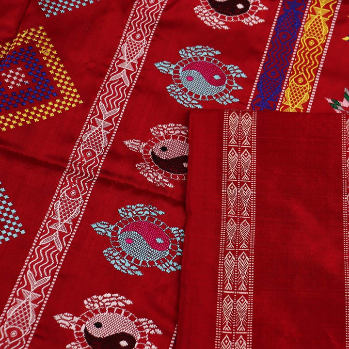Handloom Silk Bomkai Saree Handloom Saree_Bomkai Silk Priyadarshini Handloom