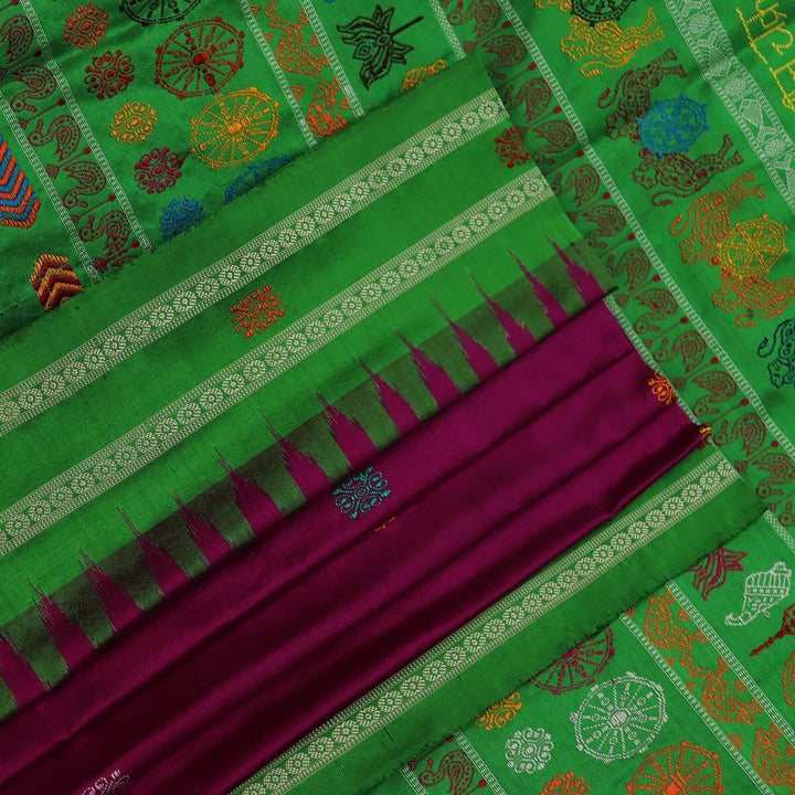 Handloom Silk Bomkai Saree Handloom Saree_Bomkai Silk Priyadarshini Handloom