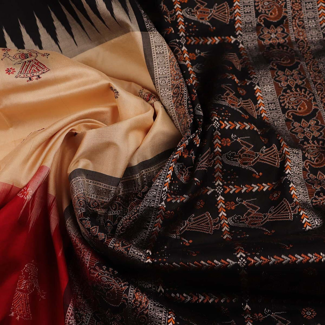 Handloom Silk Bomkai Saree Handloom Saree_Bomkai Silk Priyadarshini Handloom