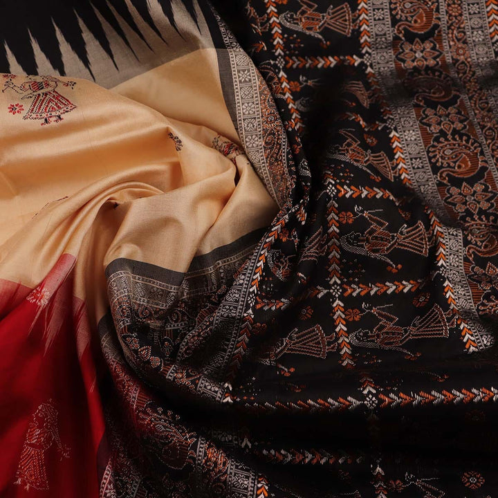Handloom Silk Bomkai Saree Handloom Saree_Bomkai Silk Priyadarshini Handloom