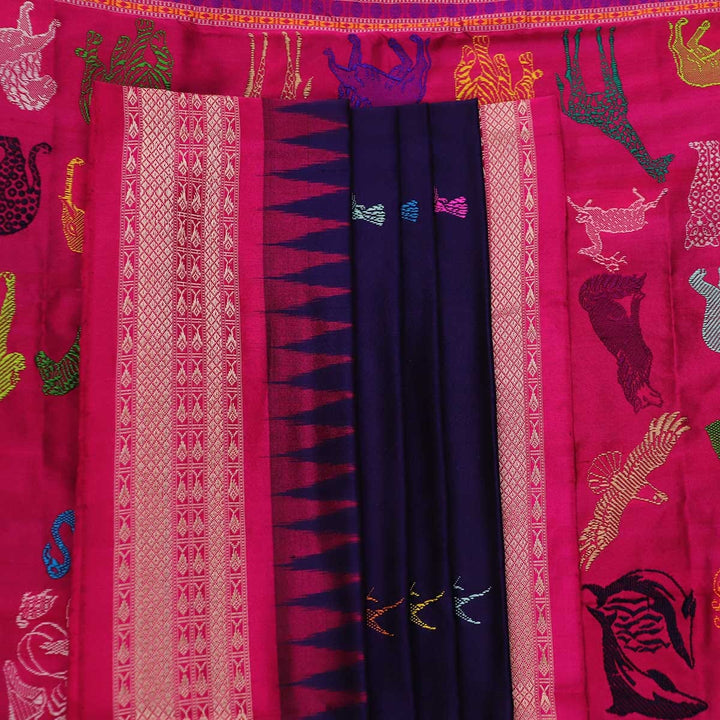 Handloom Silk Bomkai Saree Handloom Saree_Bomkai Silk Priyadarshini Handloom