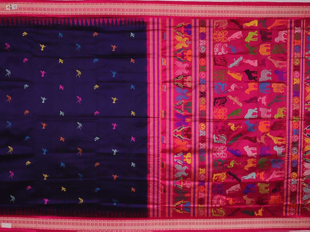 Handloom Silk Bomkai Saree Handloom Saree_Bomkai Silk Priyadarshini Handloom