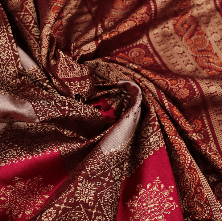 Handloom Silk Bomkai Saree Handloom Saree_Bomkai Silk Priyadarshini Handloom