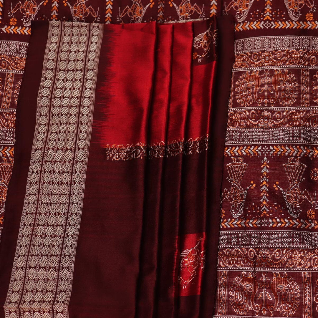 Handloom Silk Bomkai Saree Handloom Saree_Bomkai Silk Priyadarshini Handloom