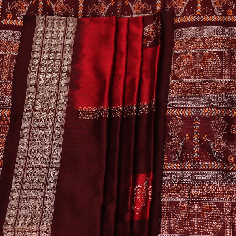 Bomkai weave detail