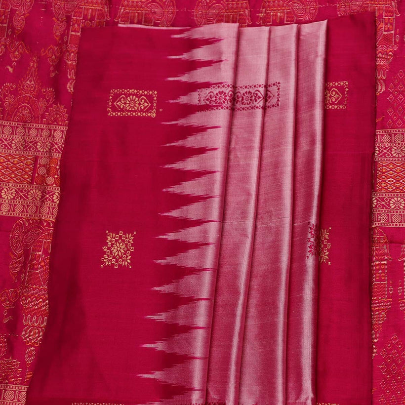 Bomkai weave detail