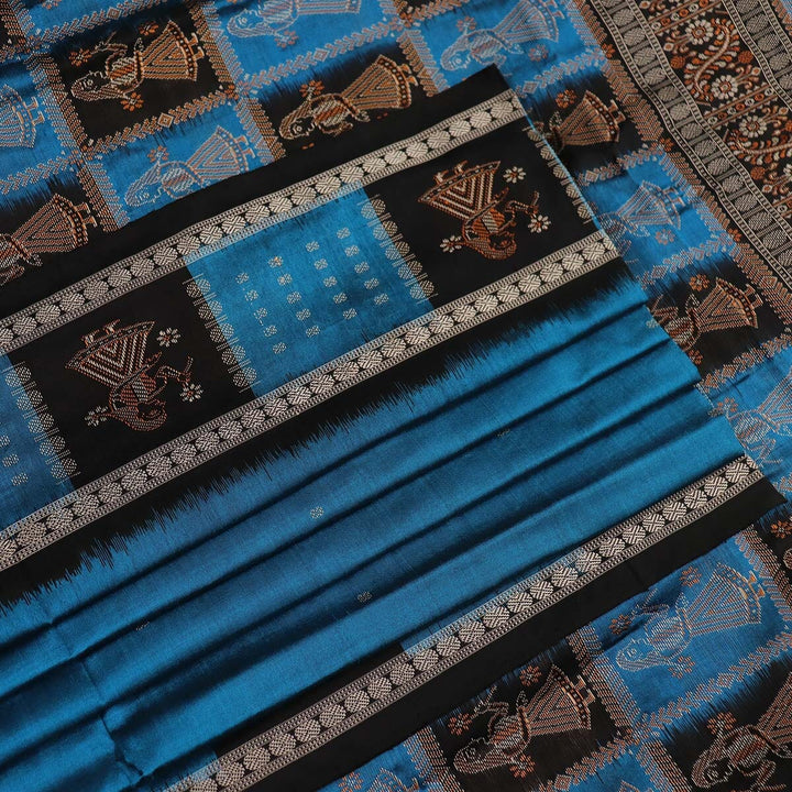 Handloom Silk Bomkai Saree Handloom Saree_Bomkai Silk Priyadarshini Handloom