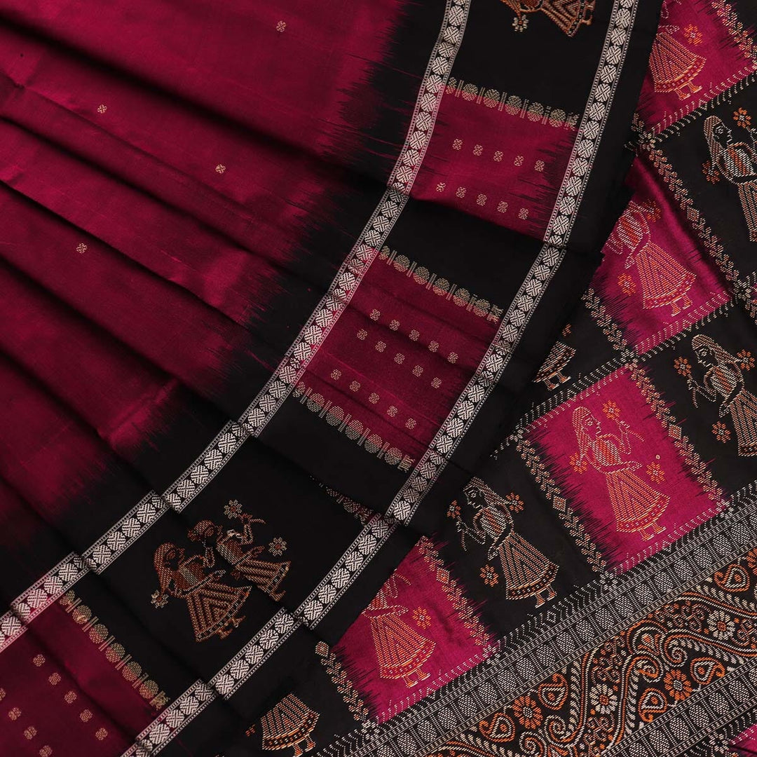 Handloom Silk Bomkai Saree Handloom Saree_Bomkai Silk Priyadarshini Handloom
